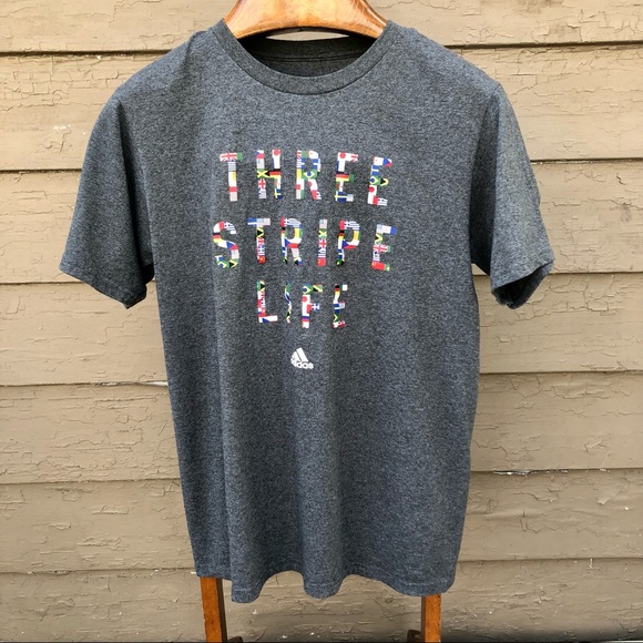 adidas Other - Adidas Three Stripe Life Go To T-shirt!